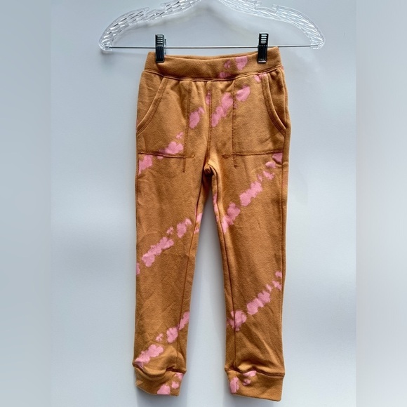 Grayson Mini Tan Pink Splatter Sweatpants Joggers Pants Size 5T - Picture 11 of 11